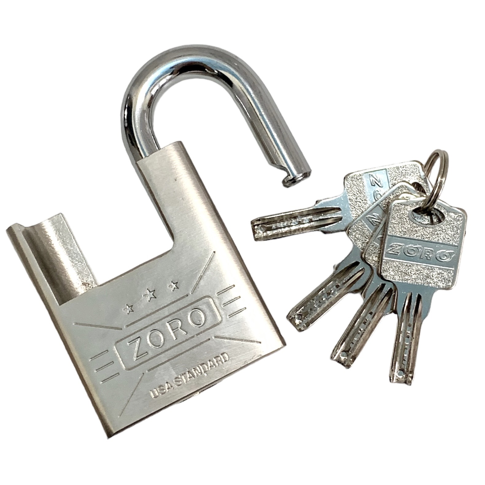 Ổ khóa ZORO 6 phân chống cắt,chìa muỗng - ổ khóa chống cắt, ổ khóa công nghệ mỹ, khóa bấm không cần dùng chìa