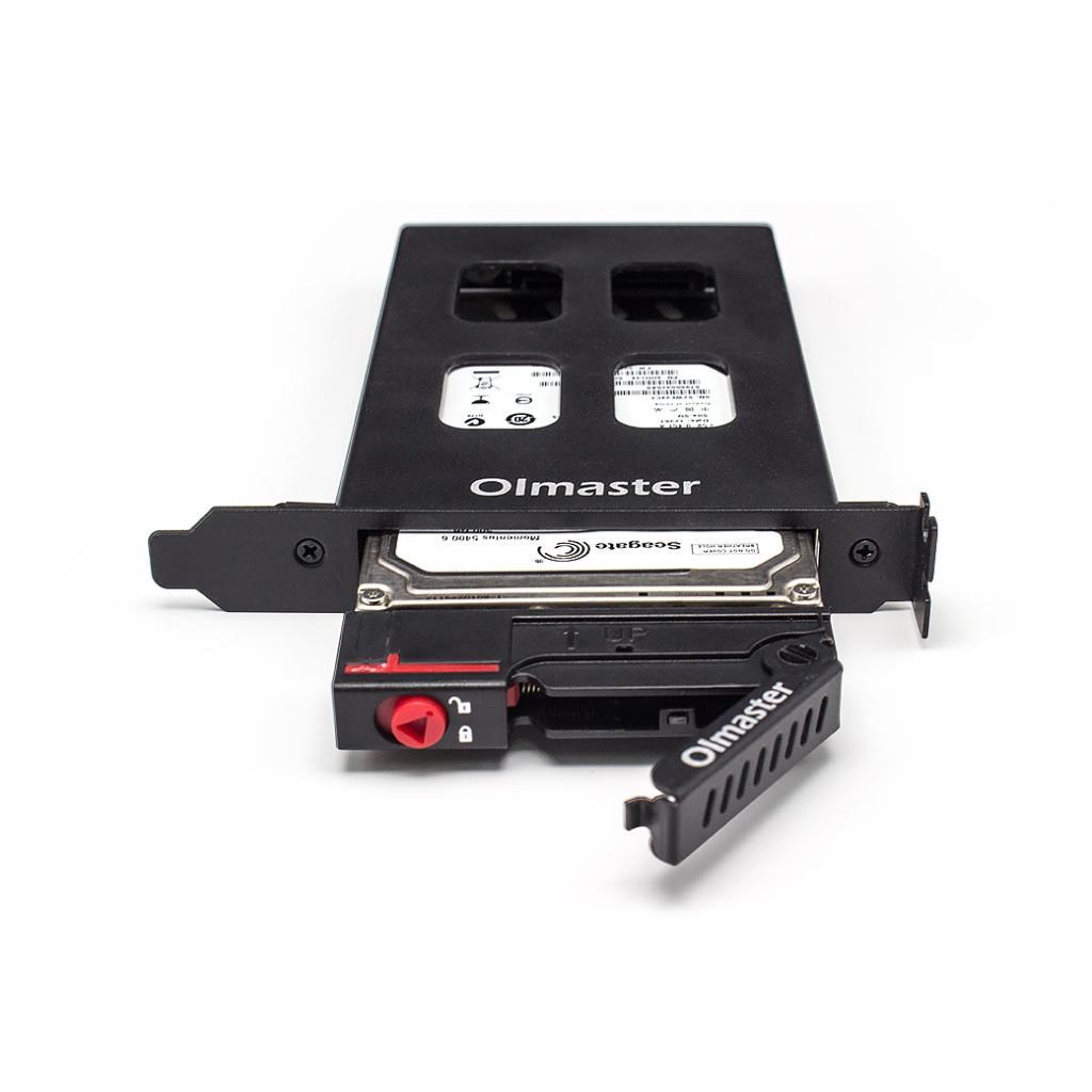 PCI 2.5" HDD Mobile Rack Dock for 7.0/9.5mm 2.5" III HDD/SSD Black