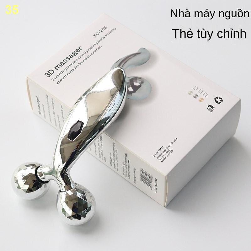 Lăn Mặt Massage 3D Cầm Tay - Cây Lăn Mặt Kim Cương Hàn Quốc Giúp Nâng Cơ Mặt Hiệu Quả -- Hàng Chất Lượng KST
