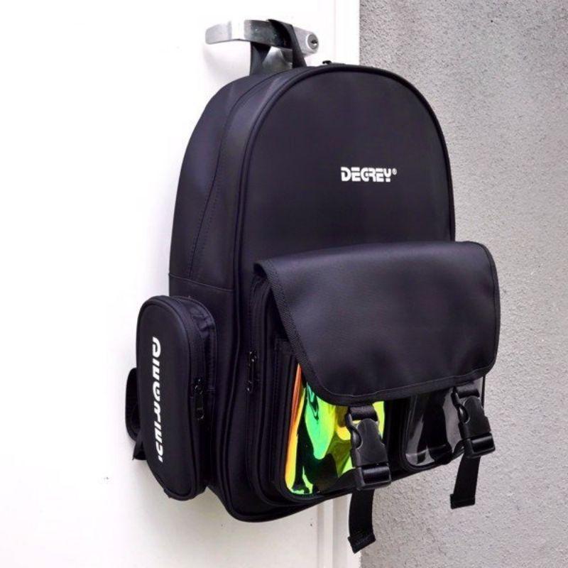 Balo Basic Backpack Holo full tag hãng và giấy thơm + hoa kiki kaikai || Hany shop