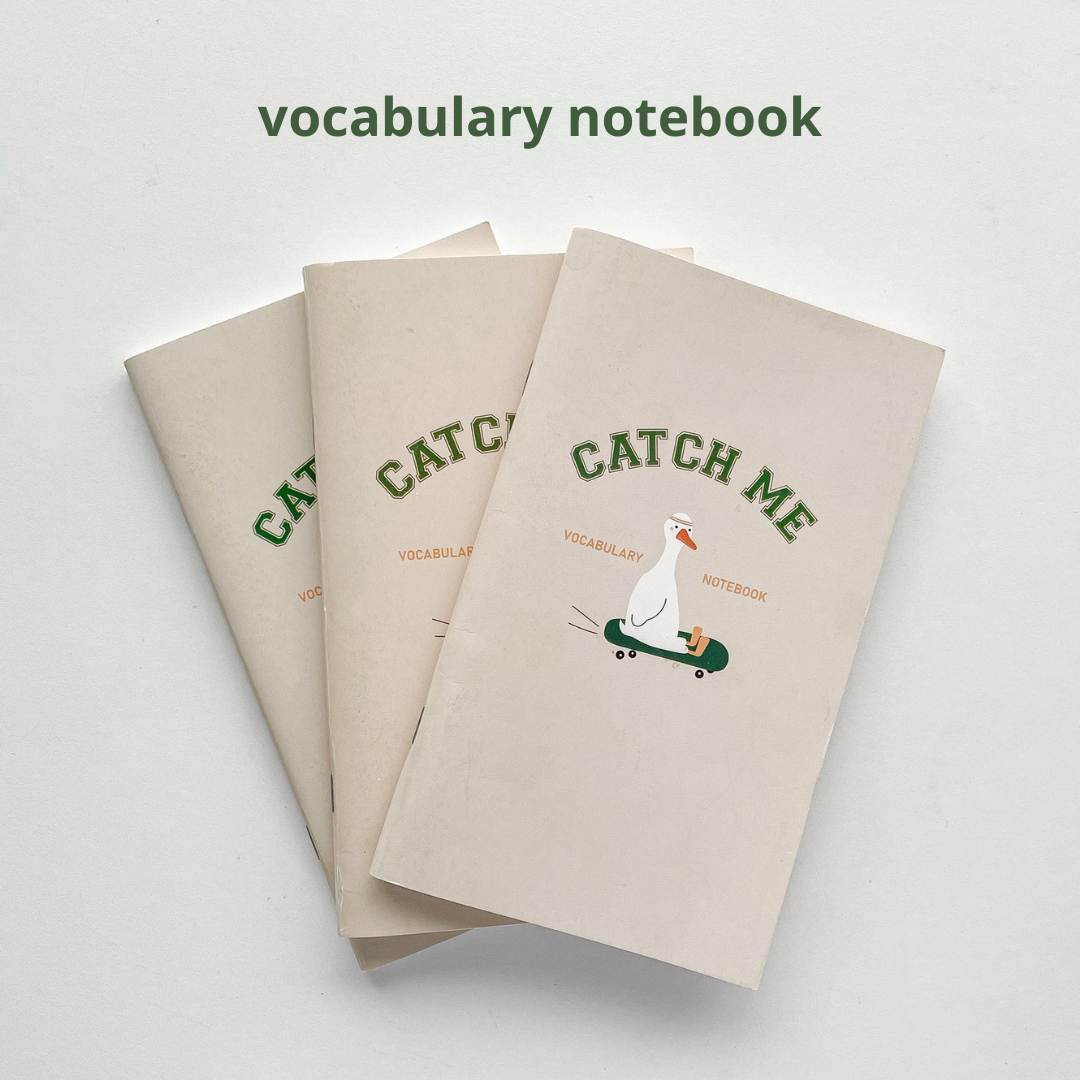 Sổ học từ vựng volcabulary notebook a6 hình ngỗng Crabit