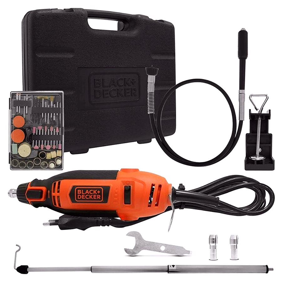 Máy chạm khắc đa năng 180w BLACK &amp; DECKER RT18KA- Hàng chính hãng