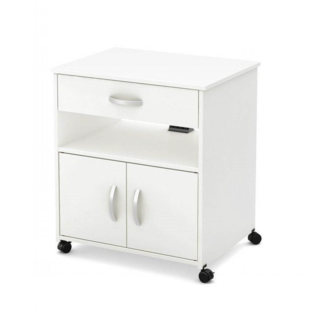 Kệ để máy in gỗ hiện đại SMLIFE Pikila | Gỗ MDF dày 17mm chống ẩm | D60xR50xC71cm