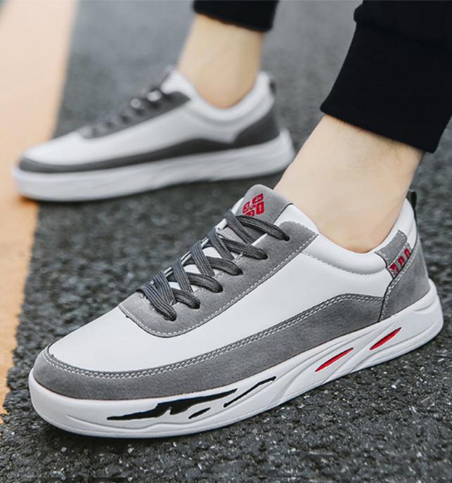 Giày Sneaker Pettino P012 Màu Trắng - Xám