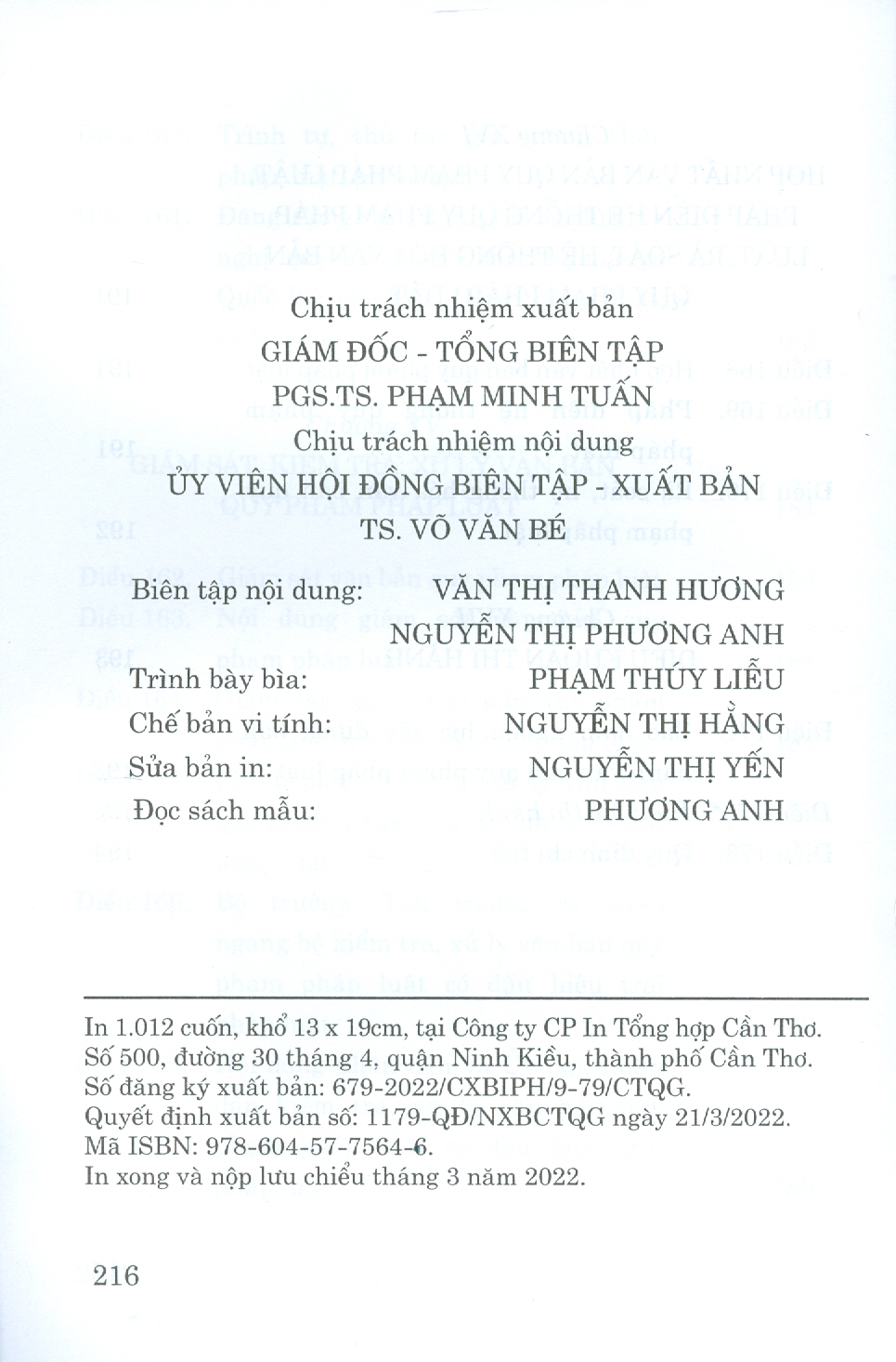 Luật Ban Hành Văn Bản Quy Phạm Pháp Luật (Hiện Hành) (Sửa Đổi, Bổ Sung Năm 2020) - Tái bản năm 2023