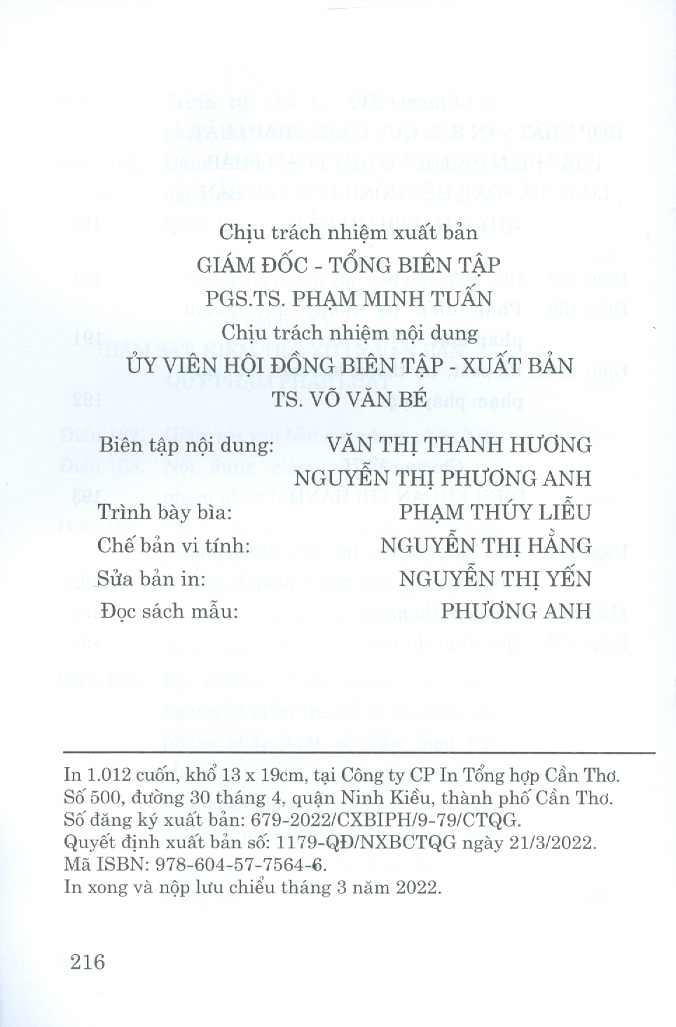 Luật Ban Hành Văn Bản Quy Phạm Pháp Luật (Hiện Hành) (Sửa Đổi, Bổ Sung Năm 2020) - Tái bản năm 2023