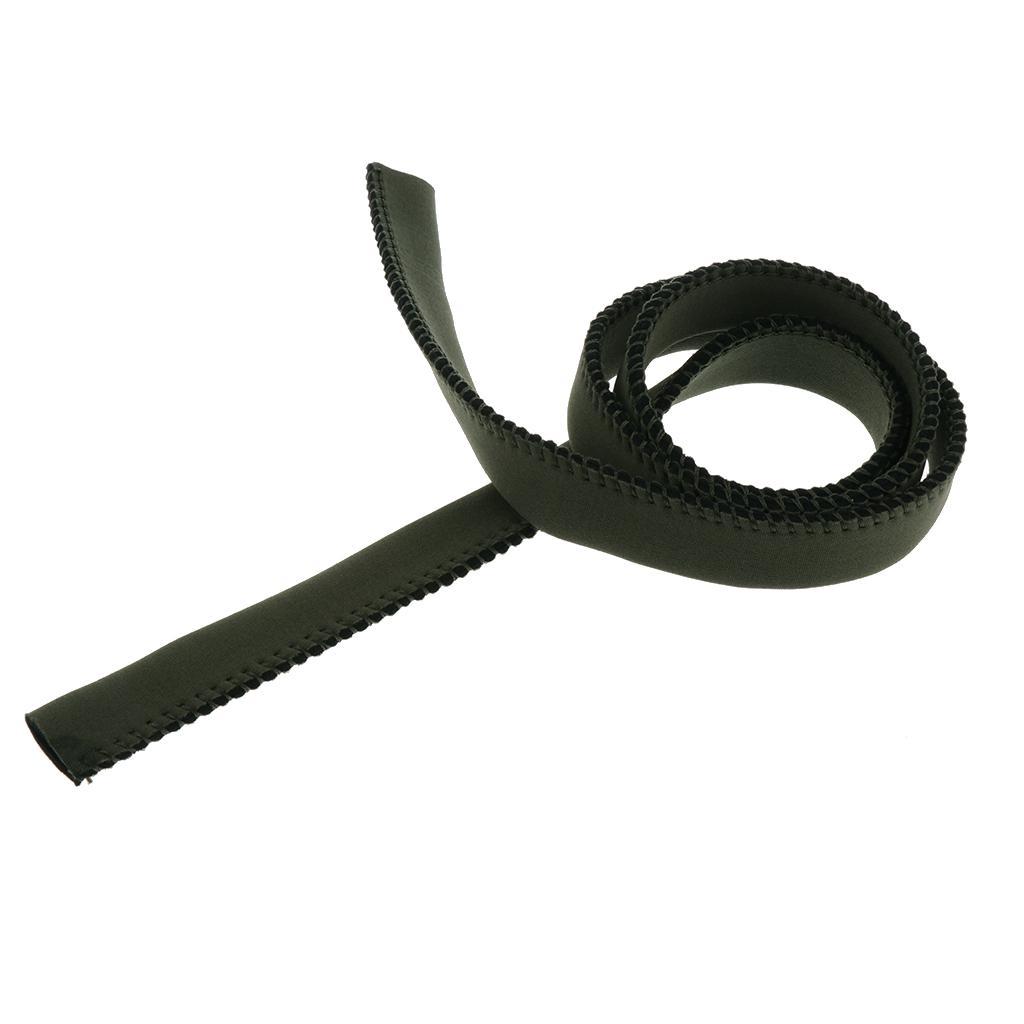 2pcs Hydration Pack Insulated Drink Tube Hose Cover Sleeve Protector 2mm Army Green