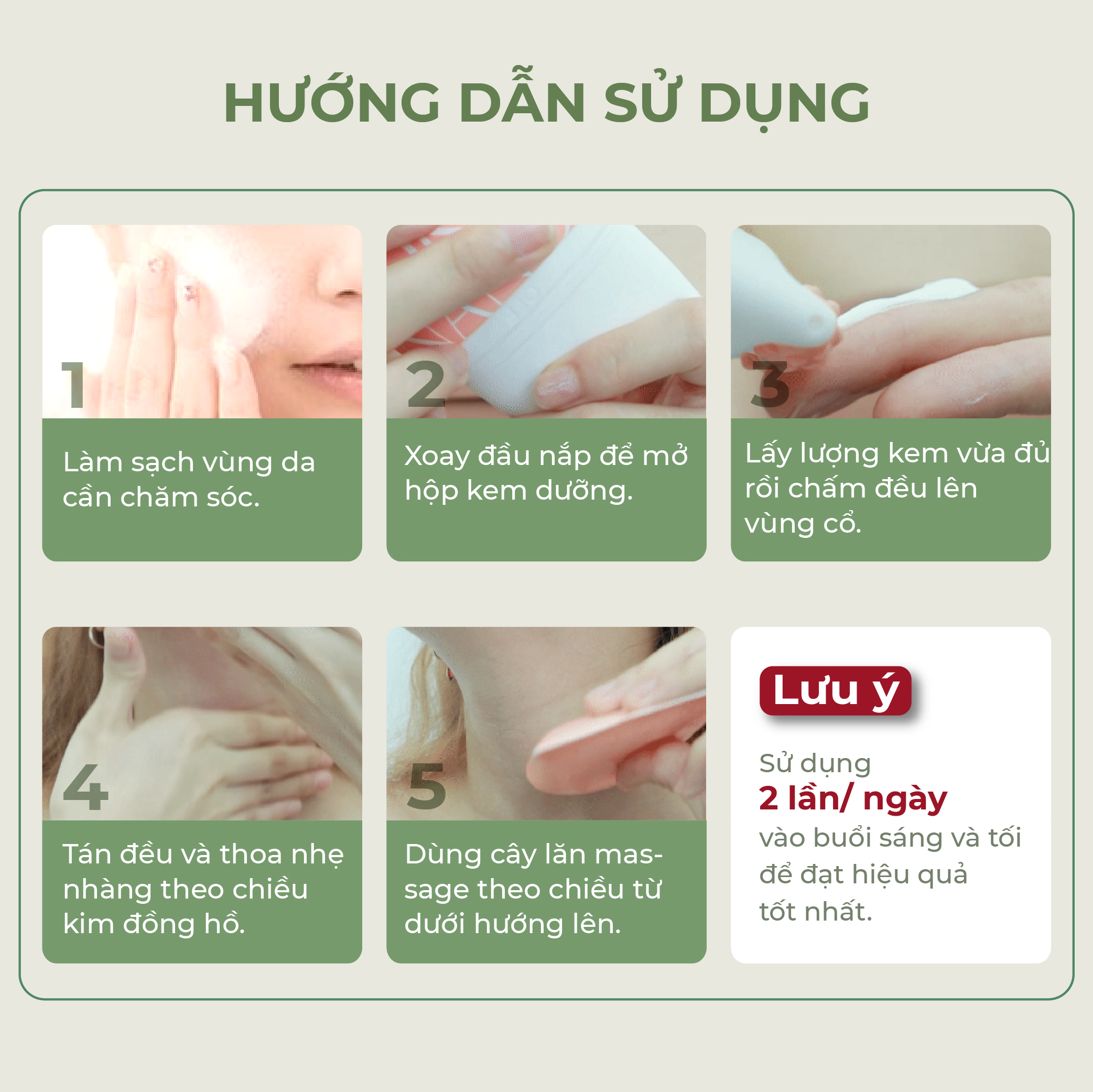 [COMBO 3] Kem Dưỡng Da Cổ Loka Nano Abera - Giảm Gai Đen Vùng Da Cổ, Dưỡng Trắng Sáng Da, Mịn Màng