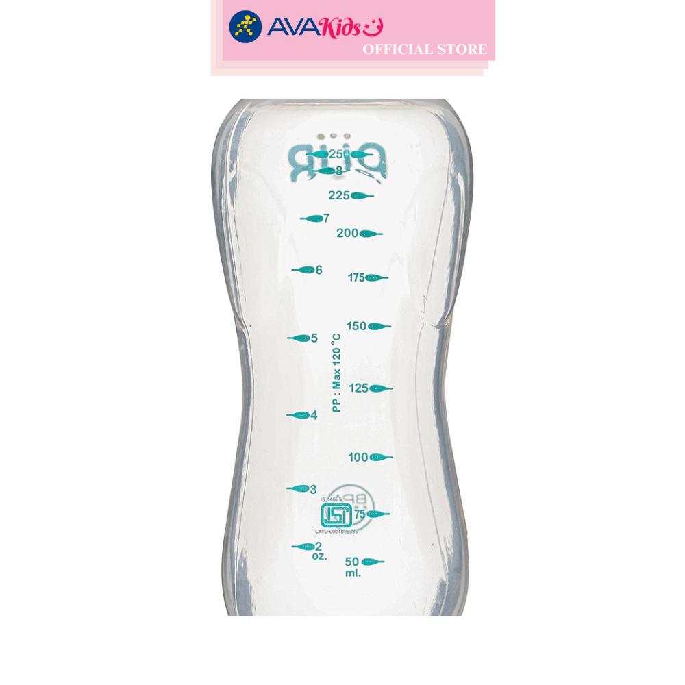 Bình sữa nhựa PP Pur Comfort Feeder 1603 cổ hẹp 250 ml (từ 6 tháng)