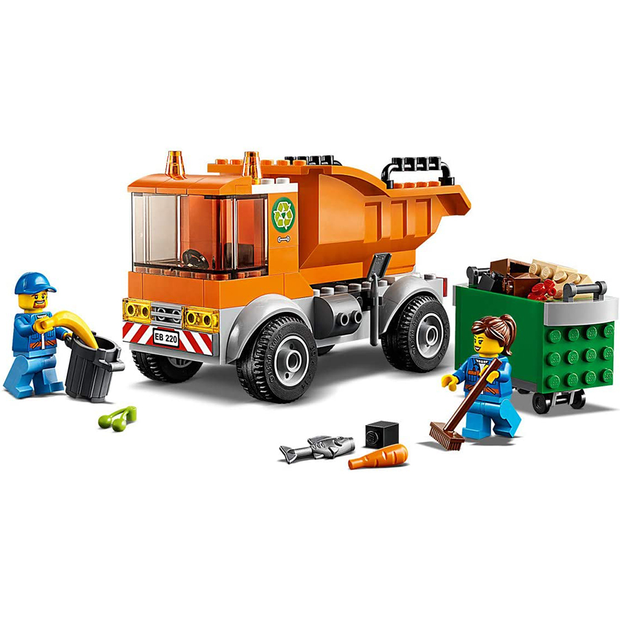 Đồ Chơi Lắp Ghép, Xếp Hình LEGO - Xe Tải Chở Rác 60220