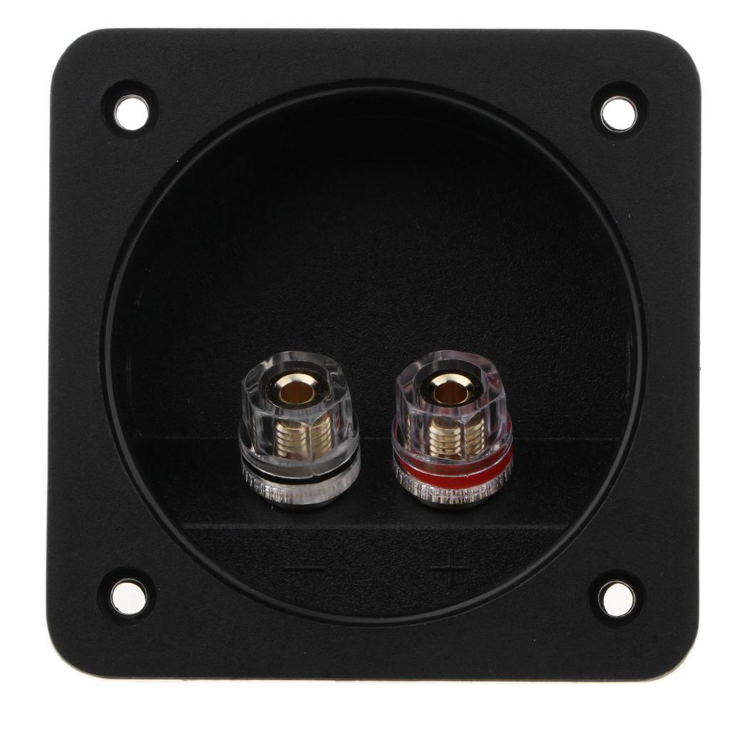 DIY Home Car Stereo 2-Way Speaker Terminal Binding Post 80 Crystal