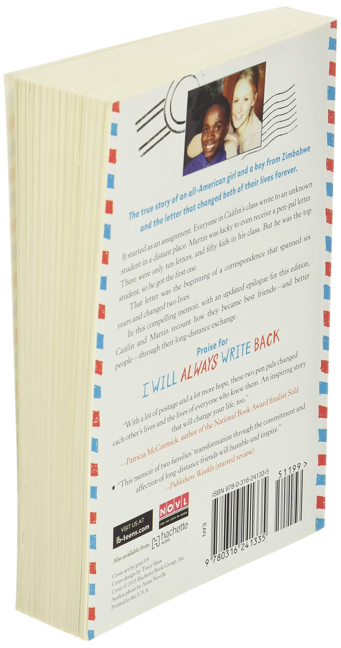 I Will Always Write Back: How One Letter Changed Two Lives