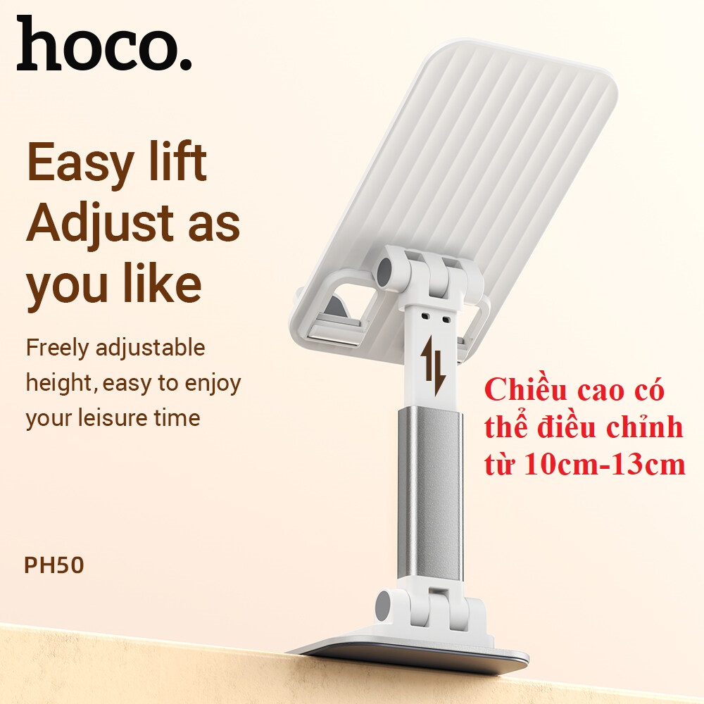 Giá đỡ để bàn dạng xếp mini cho điện thoại hoco PH50 _ Hàng chính hãng