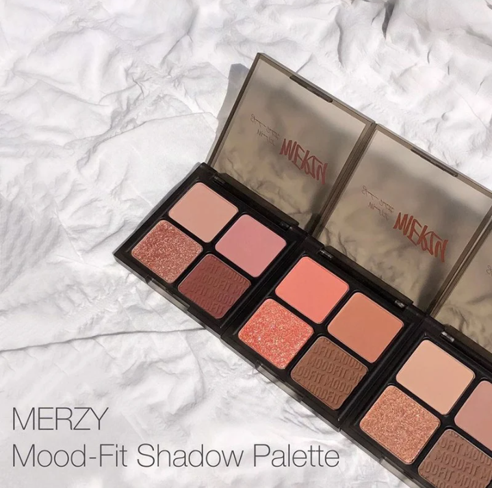 Bảng Phấn Mắt 4 Ô Merzy Mood Fit Shadow Palette 8g