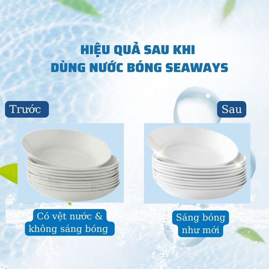 Nước làm bóng Seaways (nước trợ xả), chai 500ml