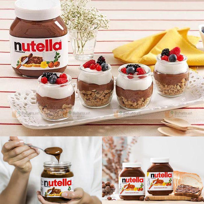 Bơ HẠT PHỈ PHẾT CACAO NUTELLA hũ thủy tinh