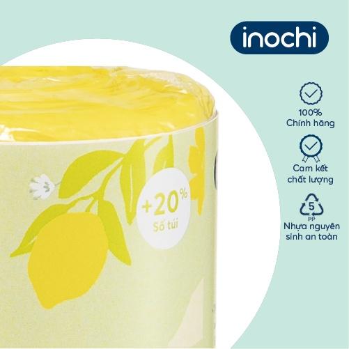 Túi rác tiện dụng Inochi - Soji 50L x 19 túi (Size L) Hương Chanh