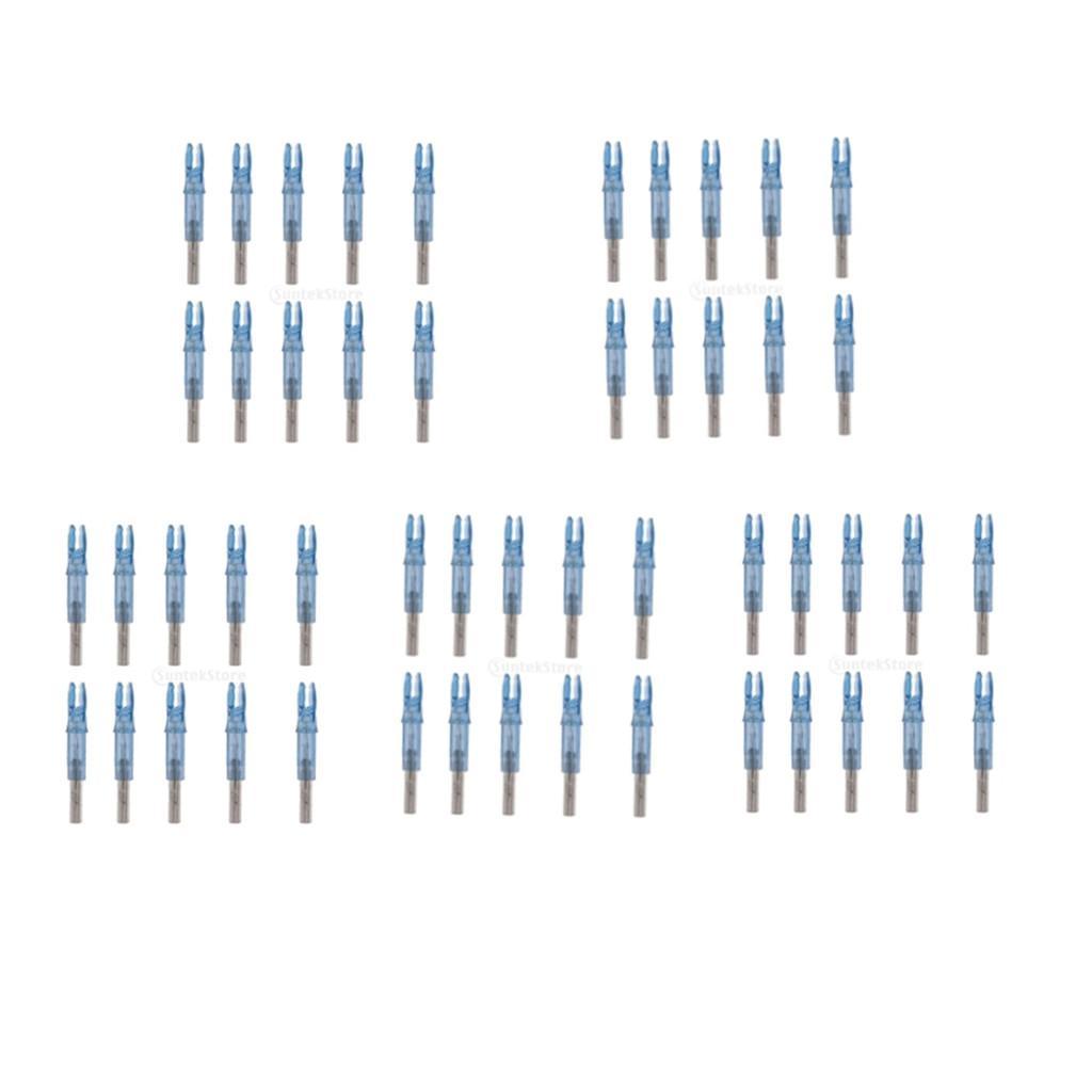 10 Pieces/Pack Luminous LED Lighted Nock Arrow Nocks for 6.2mm Arrow Shafts