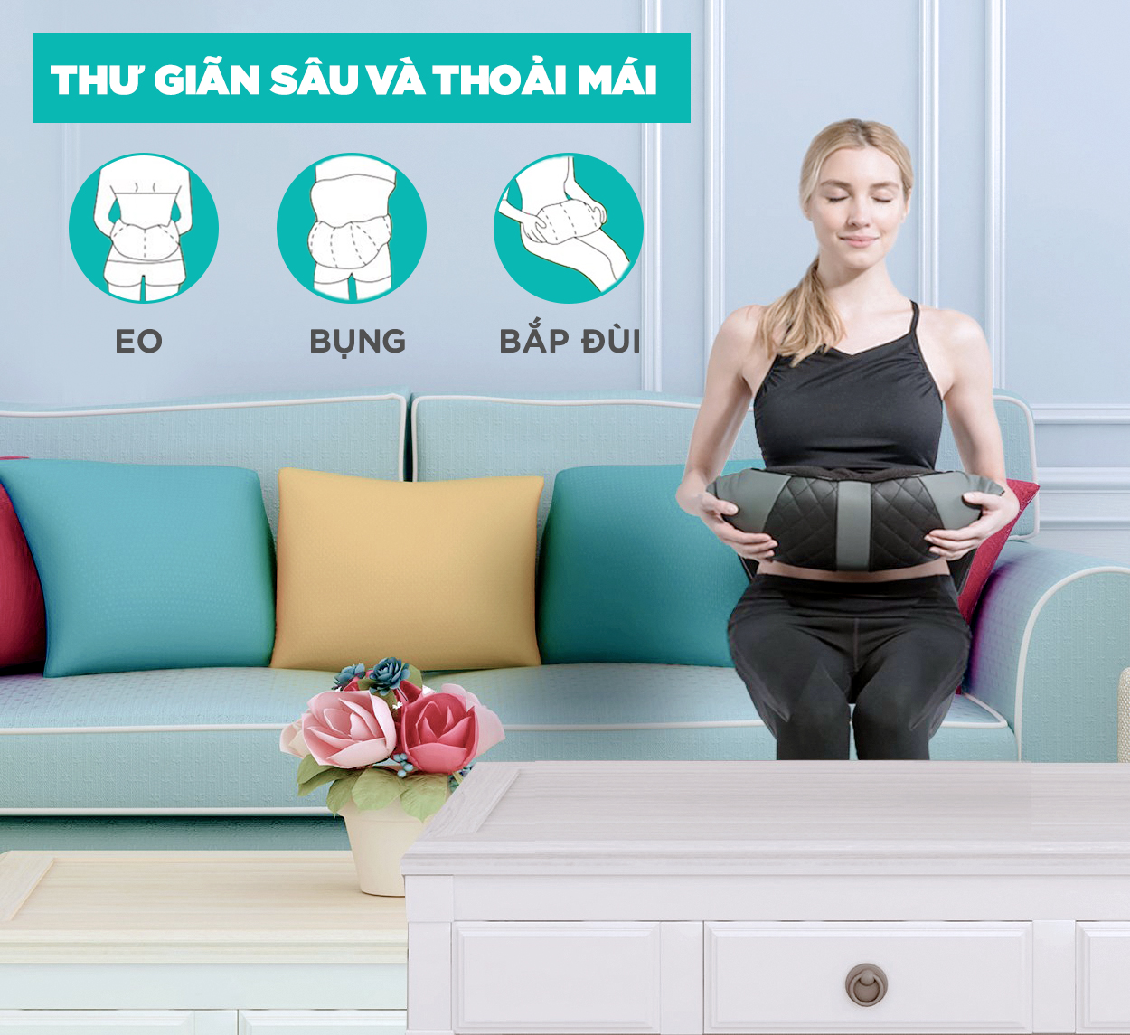 Máy Massage Cổ Vai Gáy Chuyên Sâu 3D KINGTECH KS460 - Hỗ Trợ Mát xa Đùi, Chân, Lưng Dưới - Tích Hợp Nhiệt Hồng Ngoại - Tiện Sử Dụng Tại Nhà, Văn Phòng, Du Lịch - Quà Tặng Tuyệt Vời Dành Cho Người Thân - Chính Hãng