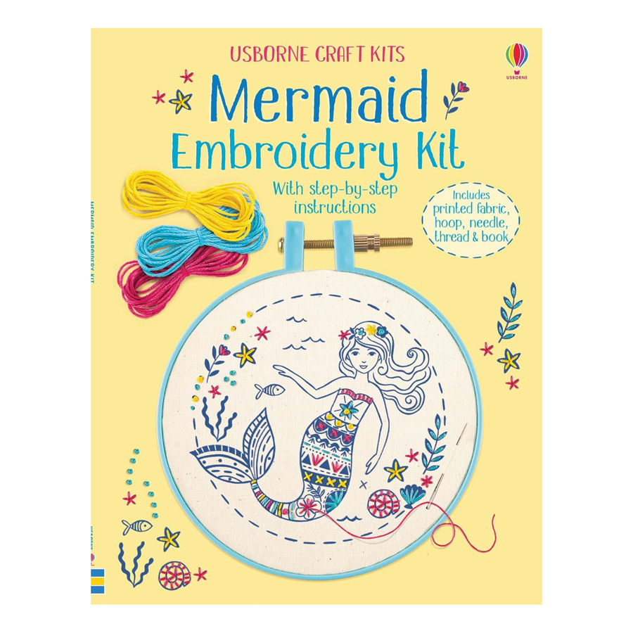 [Hàng thanh lý miễn đổi trả] Usborne Embroidery Kit: Mermaid