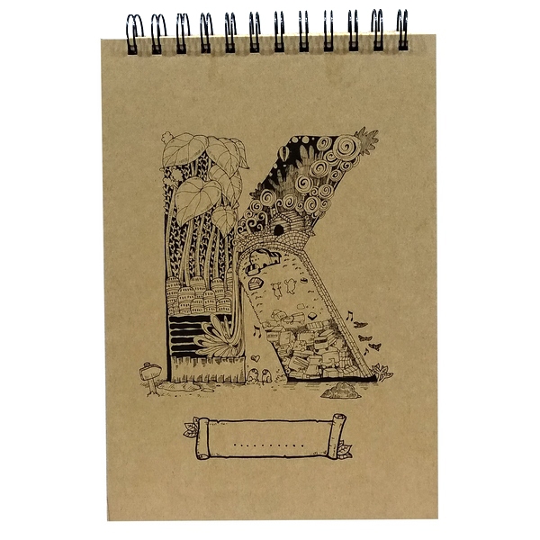 Sổ Vẽ Lò Xo Sketchbook Alphabet 80 Trang
