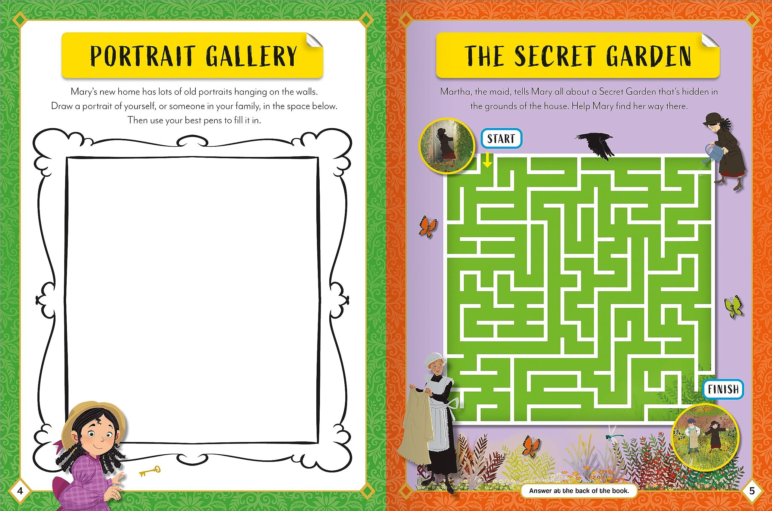 Sách ngoại văn: Sticker Activity Books - The Secret Garden