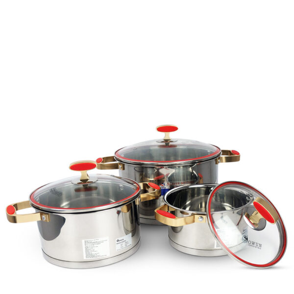 Bộ nồi Inox Sowun SW S369 - Hàng chính hãng