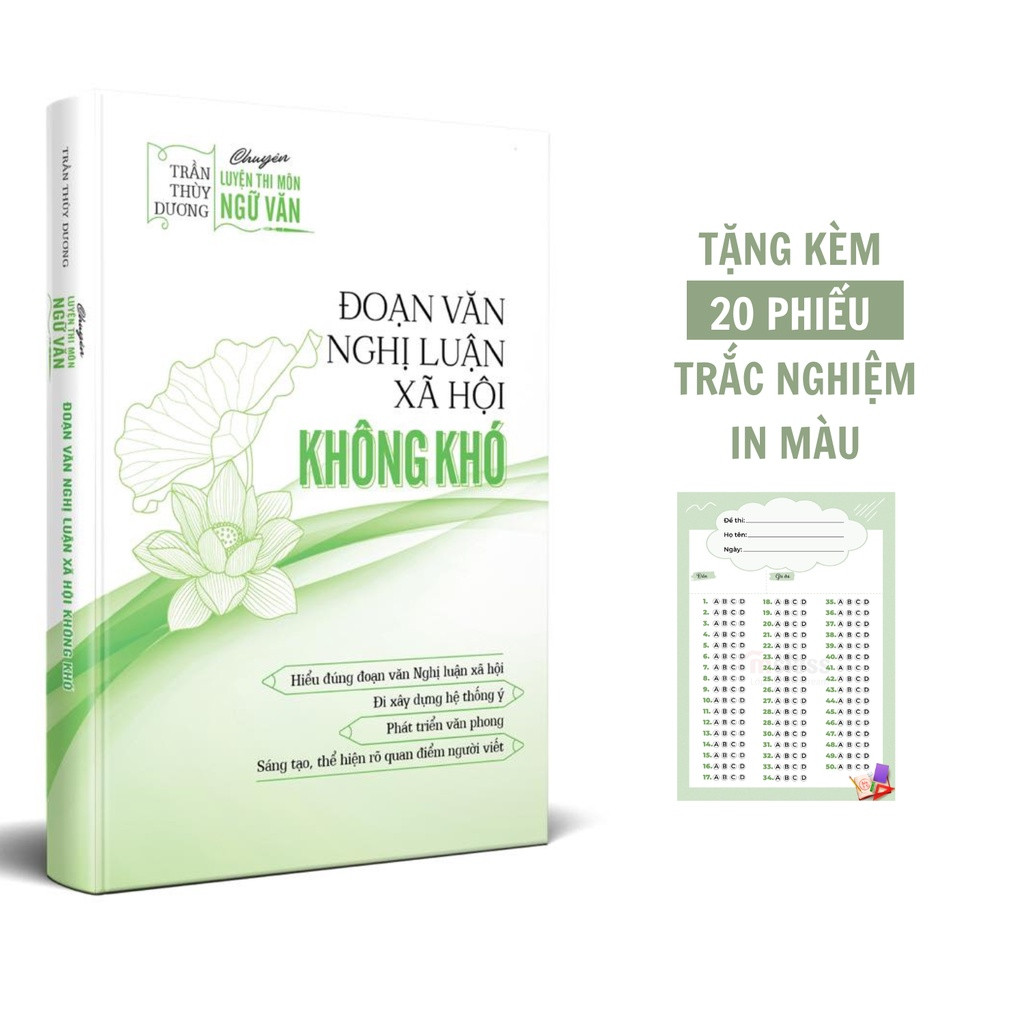 Sách - Viết Đoạn Văn Nghị Luận Xã Hội Không Khó (Cô Trần Thùy Dương)