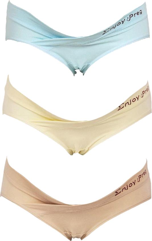 Bộ 3 Quần Lót Cho Bà Bầu Enjoy Preg QB06 QB04 QB03 (Nhiều Màu) (Size