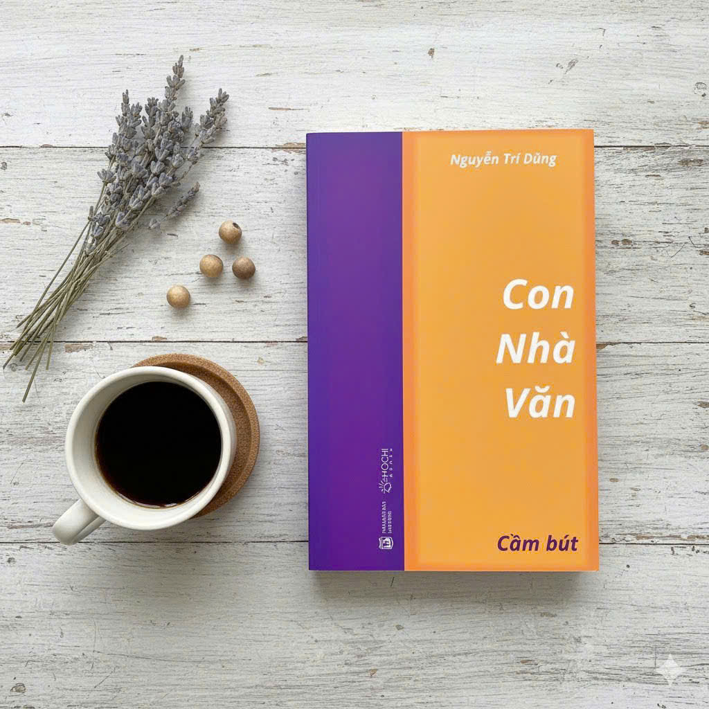 Sách - Con nhà văn (Cầm bút)