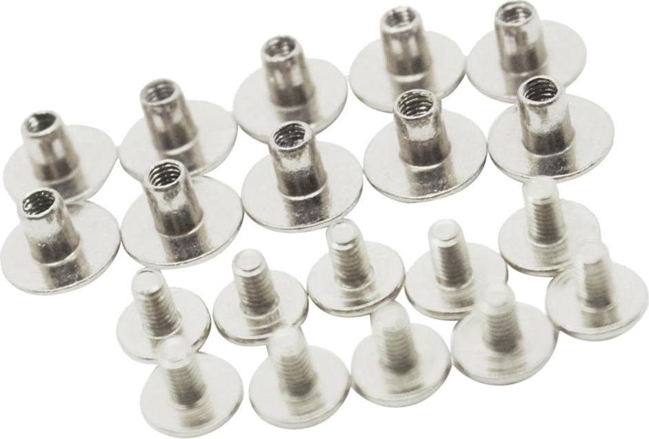 10 Chiếc Thủ Công DIY Phụ Kiện Bạc Chicago Móng Tay Đinh Tán Đinh Nhọn Ví Trang Trí Mới