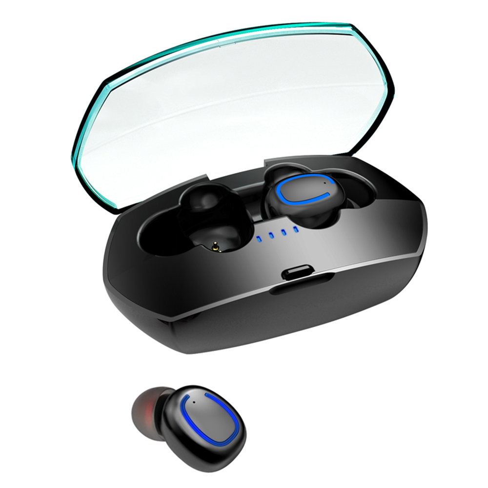 Tai Nghe Nhét Tai Không Dây Âm Thanh Nổi Bluetooth 5.0 TWS Không Thấm Nước Với Hộp Sạc Mic