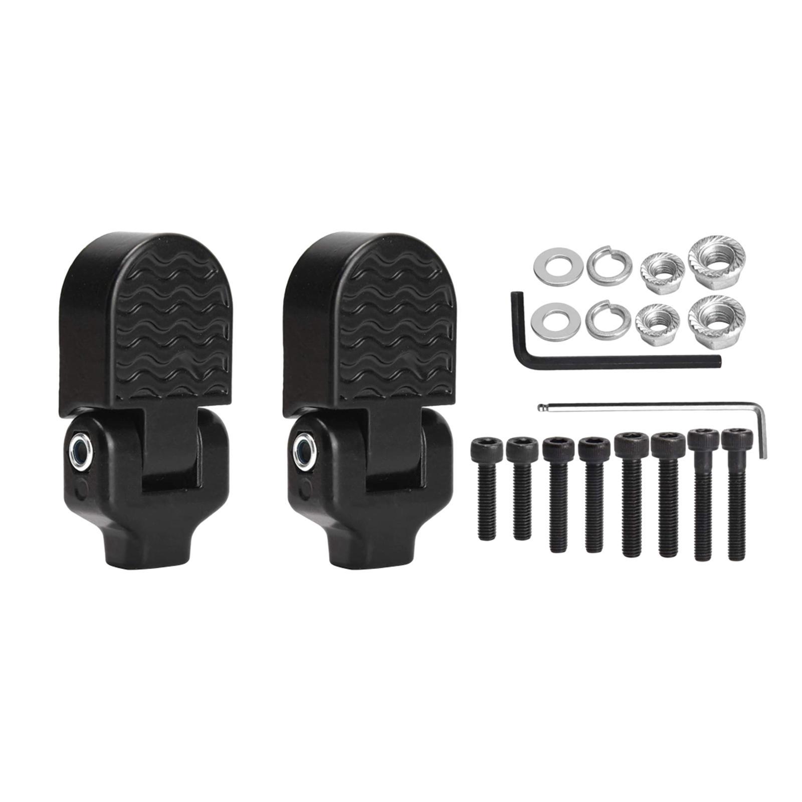 Rear Pedals Universal with Tool Foldable for Electric Mountain Bike
