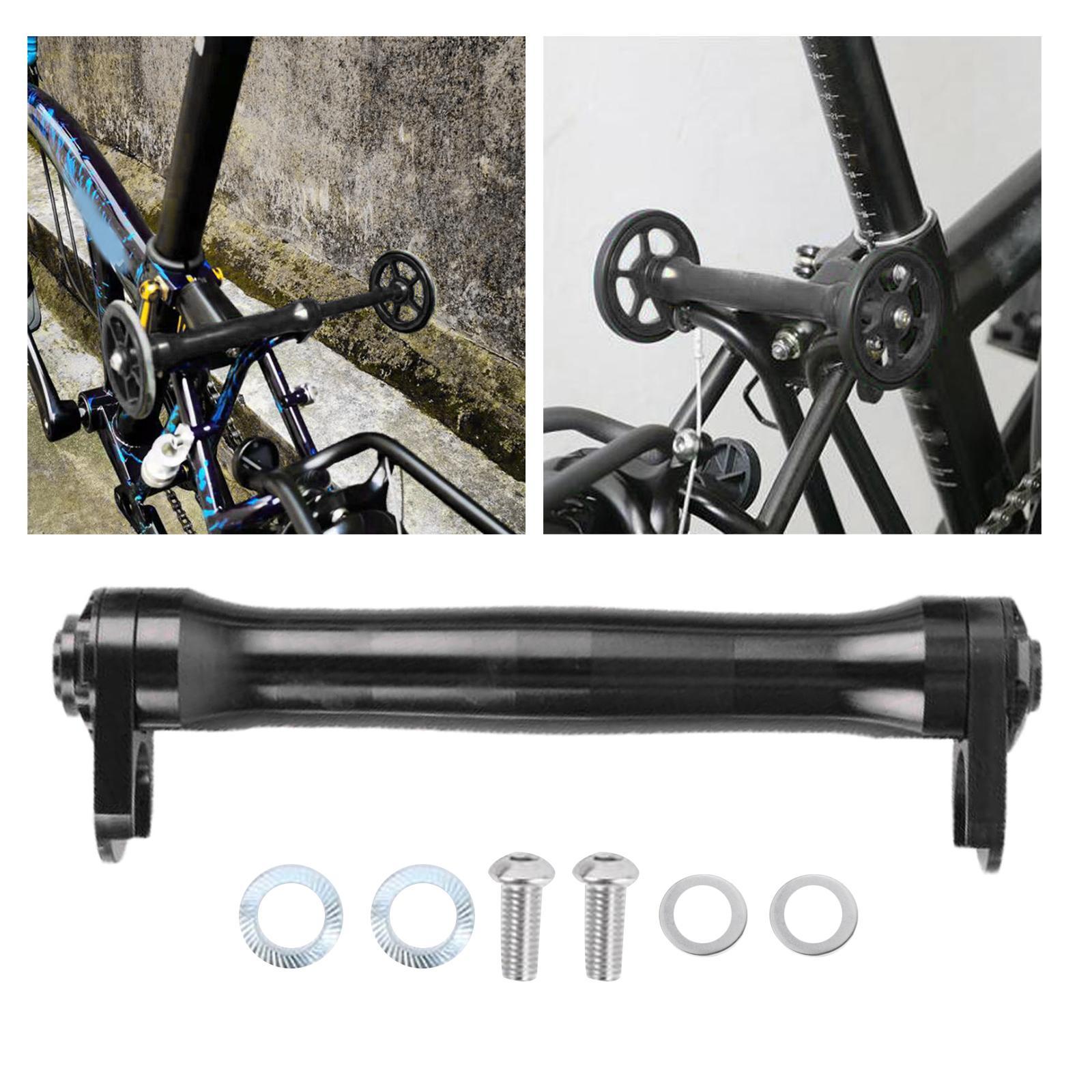 2 Set Aluminum Alloy Bike Easy Wheel Extension Rod Outdoor Accessories Parts