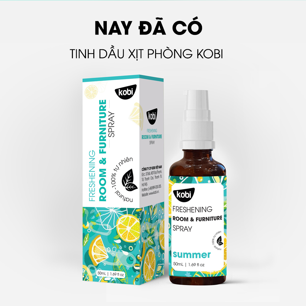 Tinh dầu xịt phòng Summer hỗ trợ diệt khuẩn, khử mùi giày, mùi ô tô, mùi toilet, mùi phòng hiệu quả