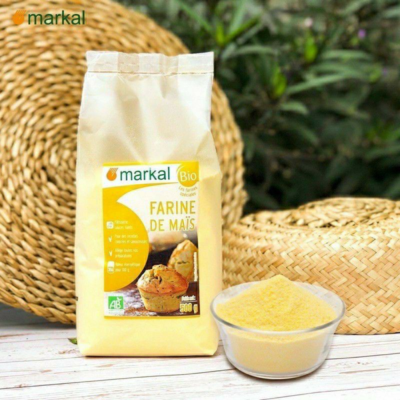 Bột bắp hữu cơ hạt mịn Markal Corn Flour 500g