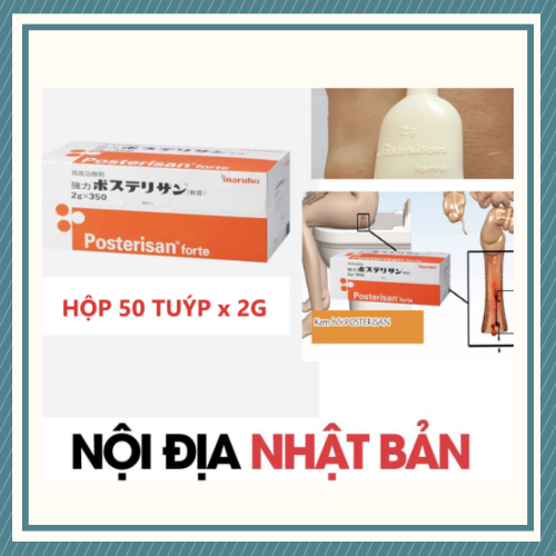 Thuốc Bôi Trĩ Posterisan Forte 2gr x 50 Tuýp Nhật Bản(Nội Địa Nhật)