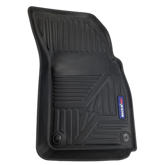 Thảm lót sàn xe ô tô Audi Q8 2019 - 2020 Nhãn hiệu Macsim chất liệu nhựa TPV cao cấp màu đen