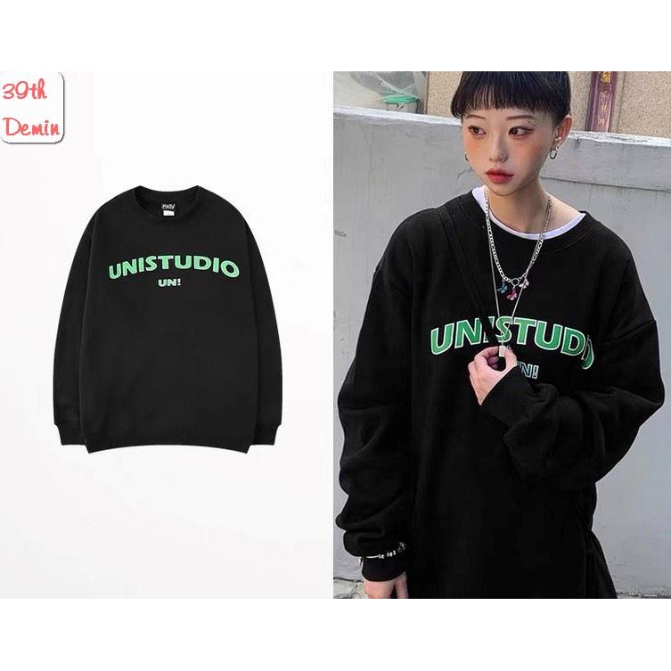 Áo nỉ NELLY STREET UNI STUDIO phong cách Hip Hop graffiti sweater unisex Form rộng Free Size