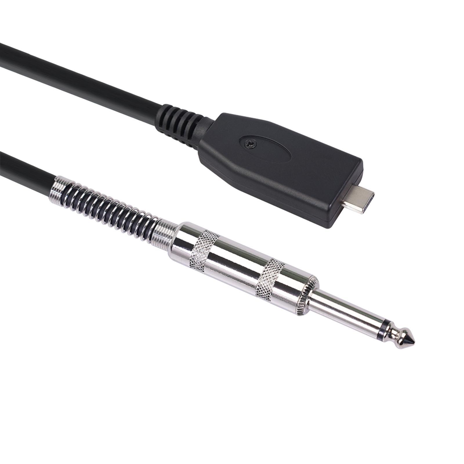 Type-C 6.35mm Cable Adapter  Plug and Play Low Noise High Fidelity 2m