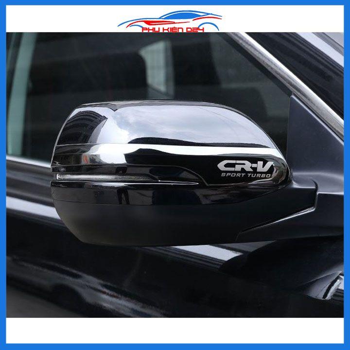 Ốp mí gương chiếu hậu CRV 2018-2019-2020-2021-2022 Vân Titan bảo vệ chống trầy trang trí làm đẹp xe