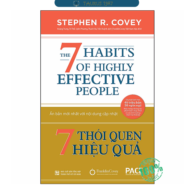 7 Thói Quen Hiệu Quả (The 7 Habits Of Highly Effective People)