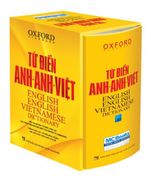Cuốn Từ Điển Anh - Anh - Việt ( bìa vàng cứng)