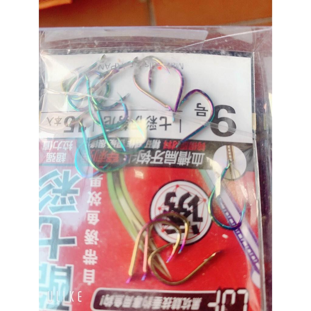 Lưỡi câu cá Titan 7 màu có ngạnh siêu cứng, siêu bén CJF