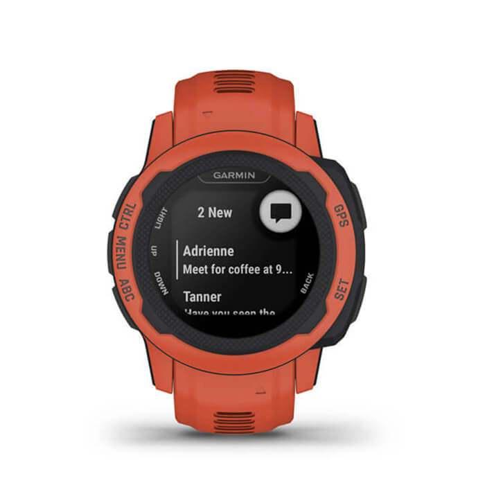 Đồng Hồ Thông Minh Garmin Instinct 2S - Poppy - Hàng Chính Hãng