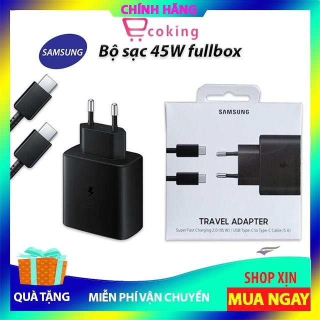 bộ sạc samsung 25w nguyên bộ củ sạc và cáp sạc ECOKING{MUA 1 TẶNG 1 QUÀ},sạc nhanh tất cả các loại điện thoại 5V=2A,AC100-240Vkhông nóng máy không loạn màn hình lõi đồng nguyên chất dẫn điện rất tốt độ bền cao giá cả cạnh tranh