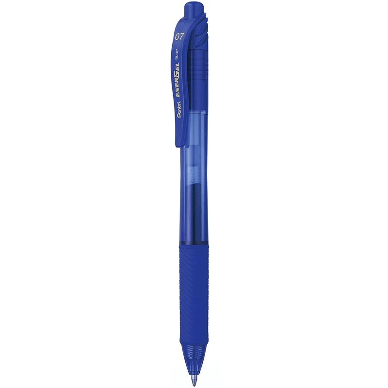 Bút Bi Gel EnerGel 0.7 mm - Pentel BL107-C - Mực Xanh