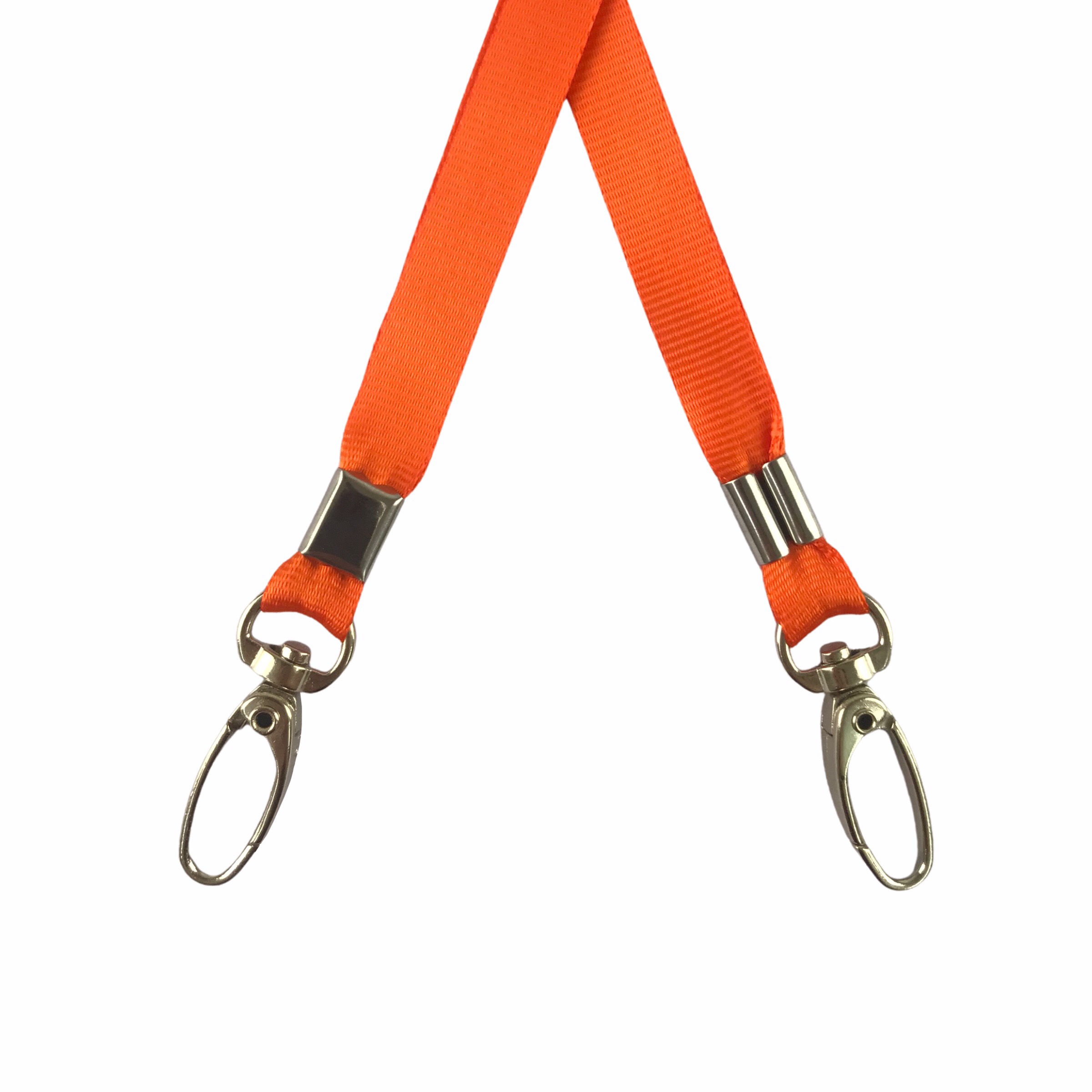 Dây đeo thẻ lụa 1cm đầu móc xoay