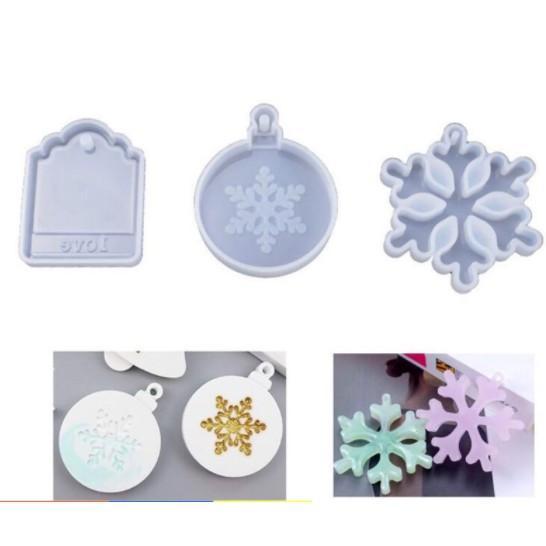 Khuôn Móc Khóa Resin Làm Trang Trí Noel Mini - Trường Thịnh Sài Gòn