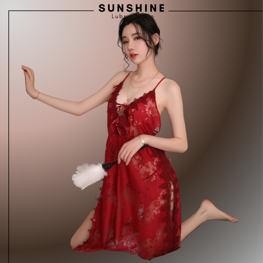 Váy ngủ ren xuyên thấu sexy cosplay trong suốt gợi cảm SUNSHINE 1365 XEHONG